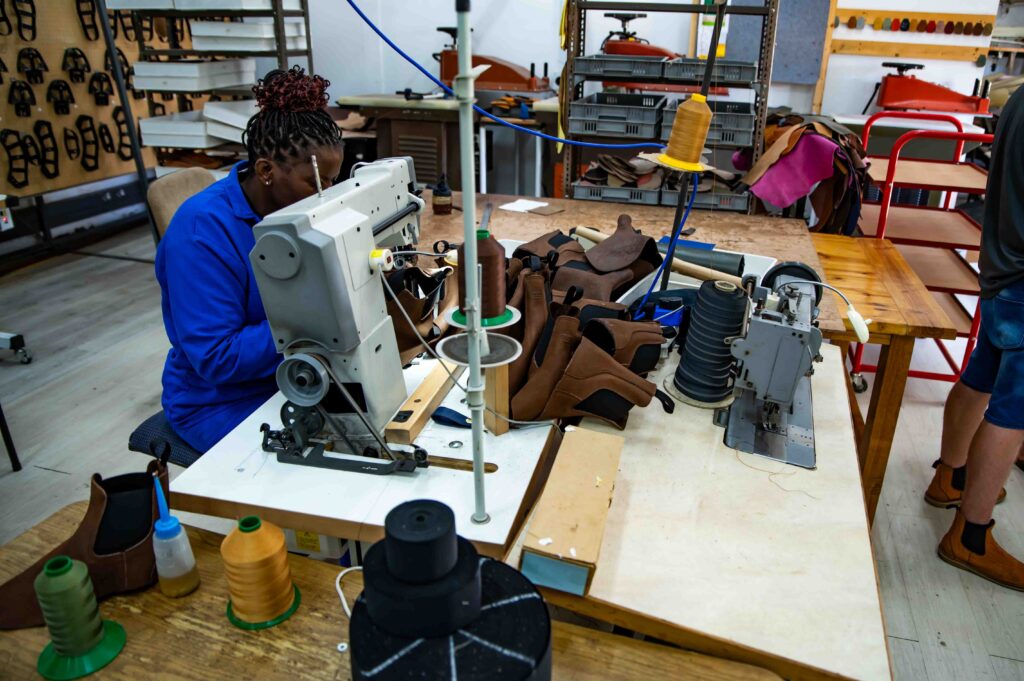 Liedtke&Gregg Kuduschuh Herstellung